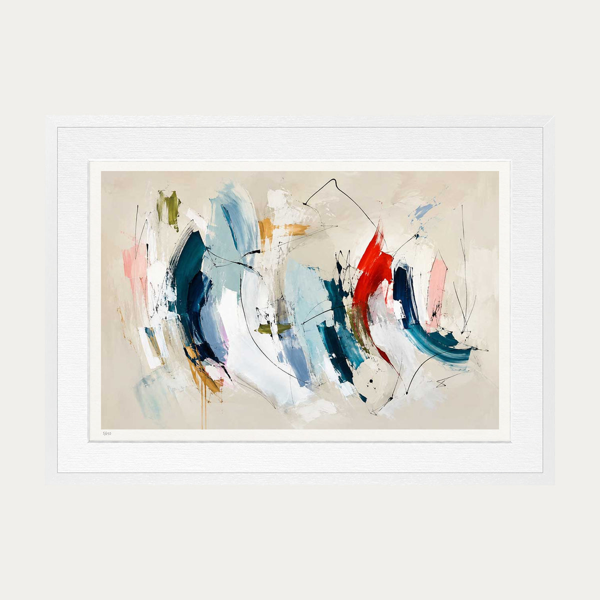 Colour Dance | Limited Edition Print — White Frame