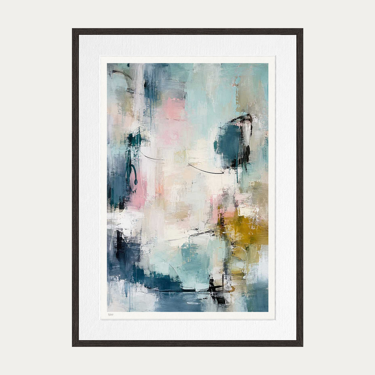 Colour Meditation | Limited Edition Print — Brown Frame
