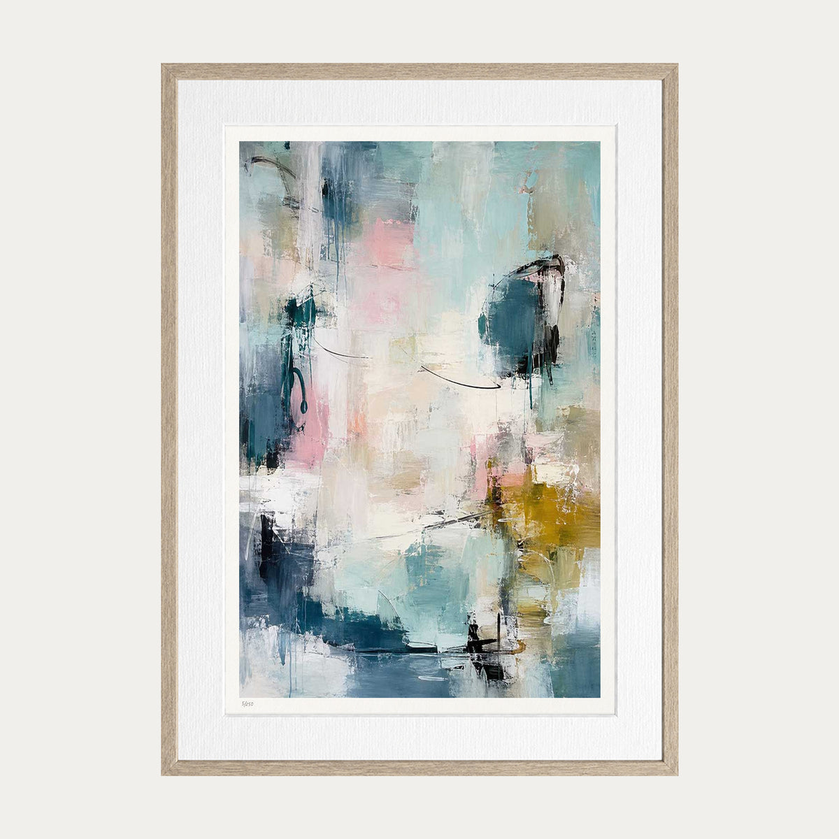 Colour Meditation | Limited Edition Print — Oak Frame