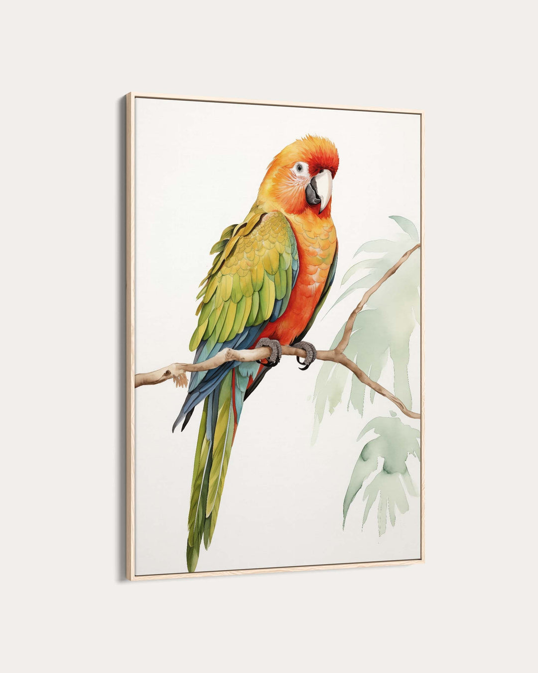 Colourful Parrot Wall Art Print