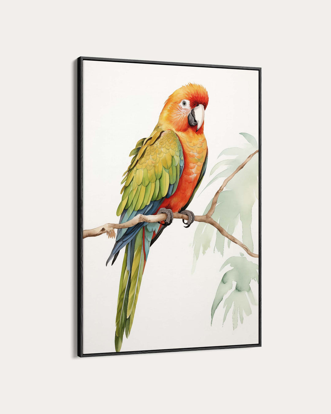 Colourful Parrot Wall Art Print