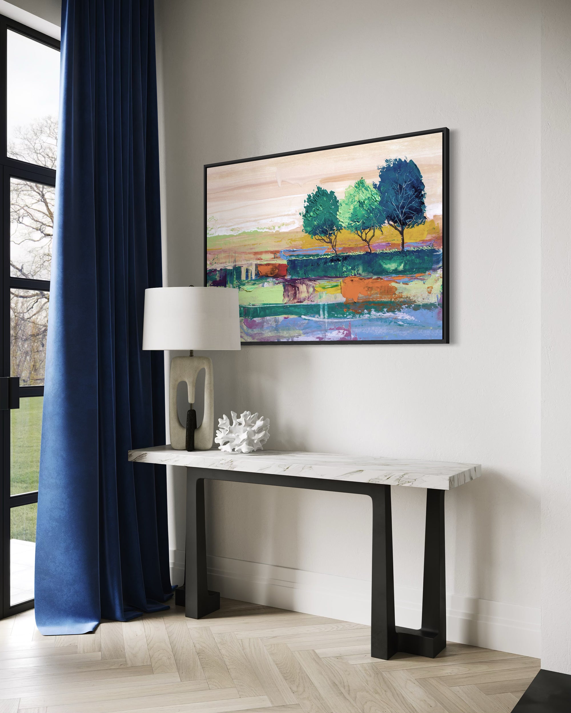 Impressionist Landscape Wall Art Print