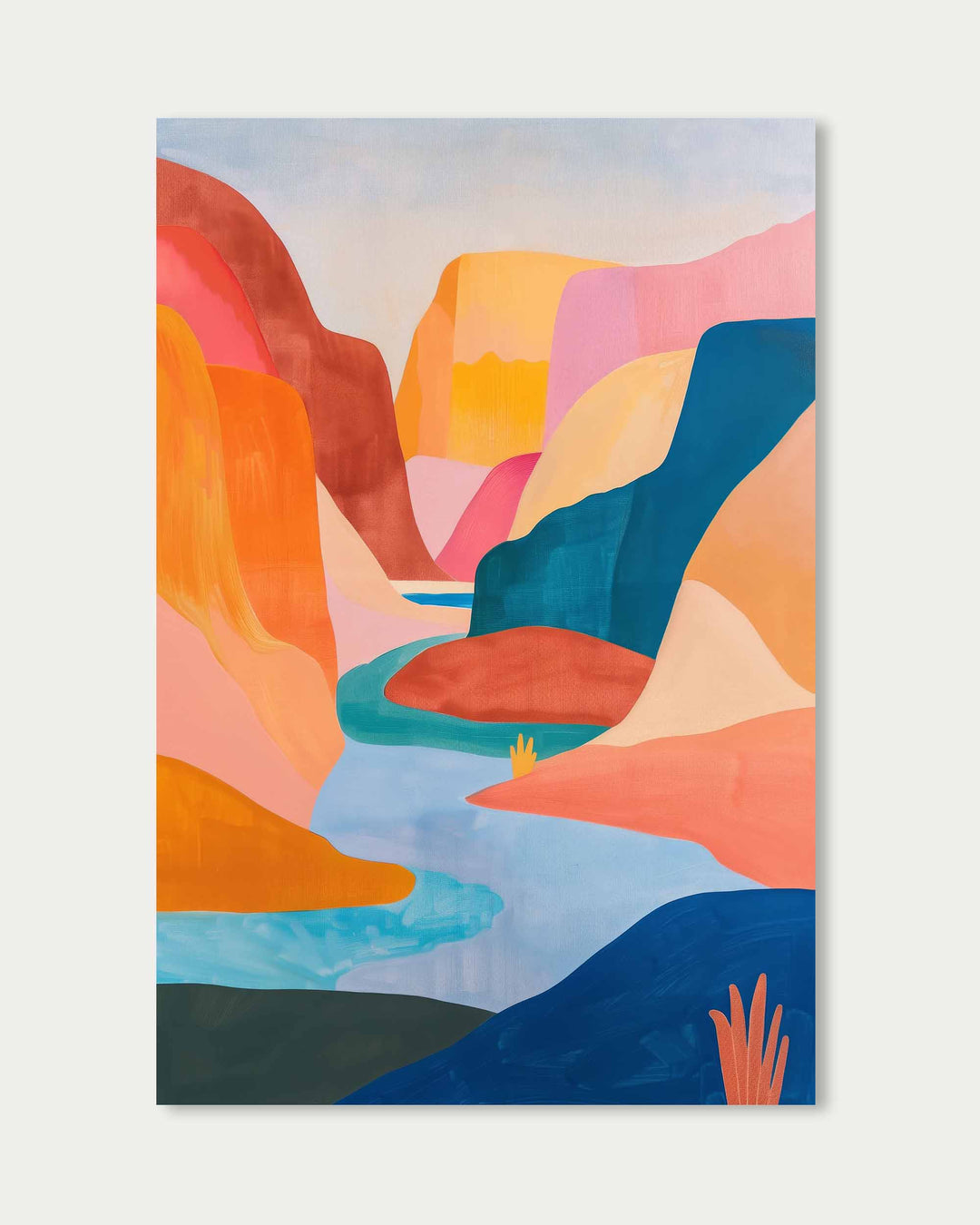 Dreamy Valley Wall Art Print