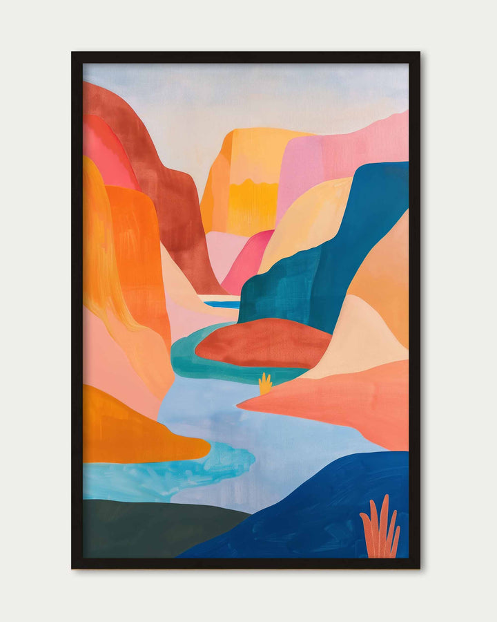 Dreamy Valley Wall Art Print