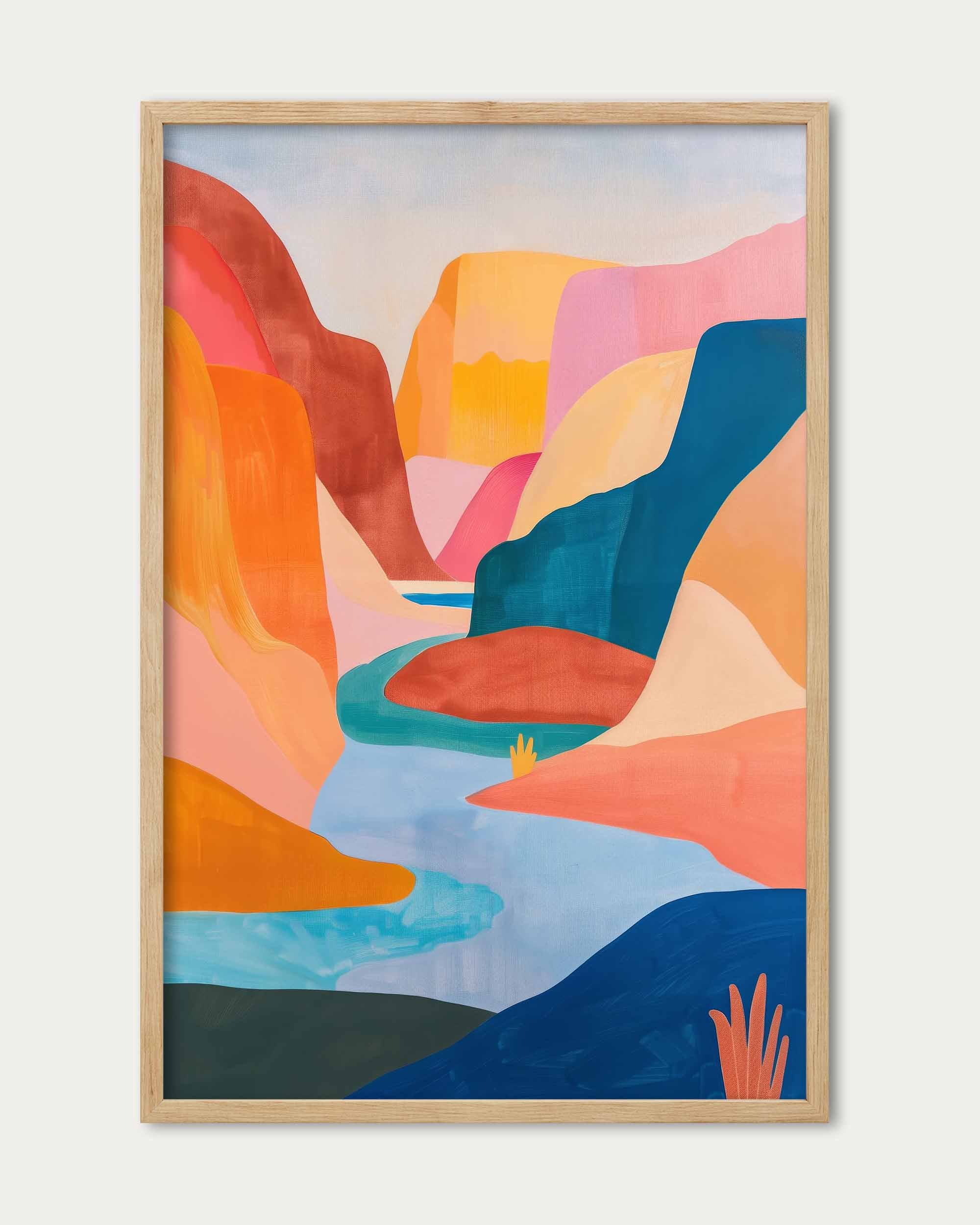 Dreamy Valley Wall Art Print