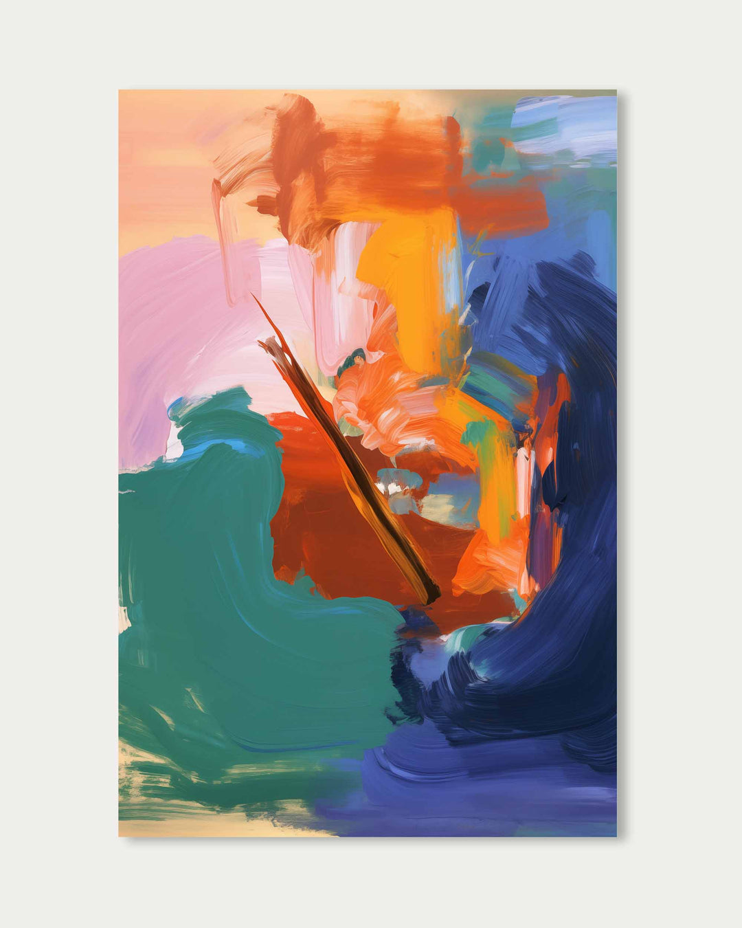 Vivid Abstract Colour III Art Print