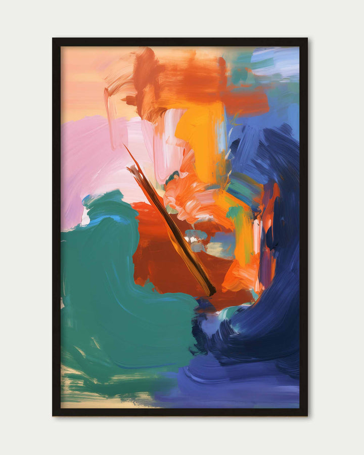 Vivid Abstract Colour III Art Print