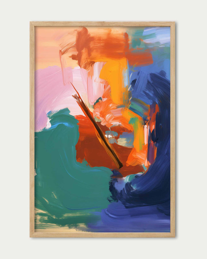 Vivid Abstract Colour III Art Print