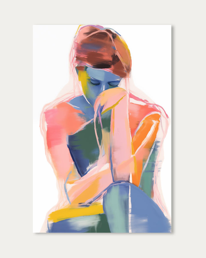 Penelope Sitting Art Print