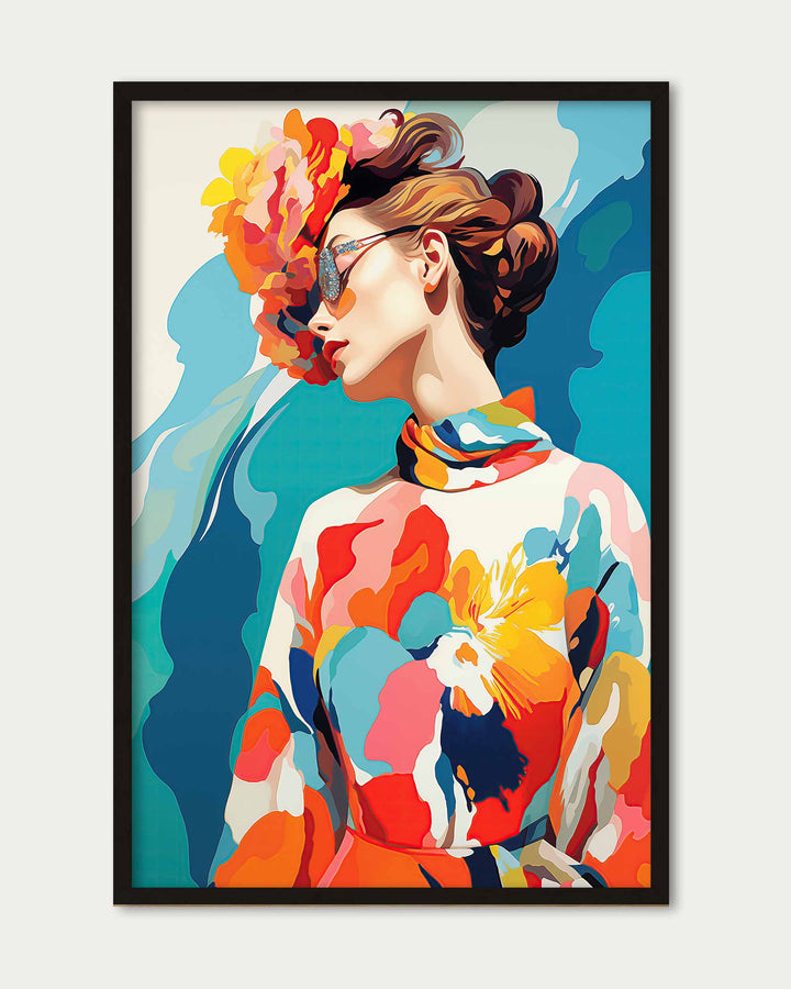 Vibrant Colours Dress Wall Art