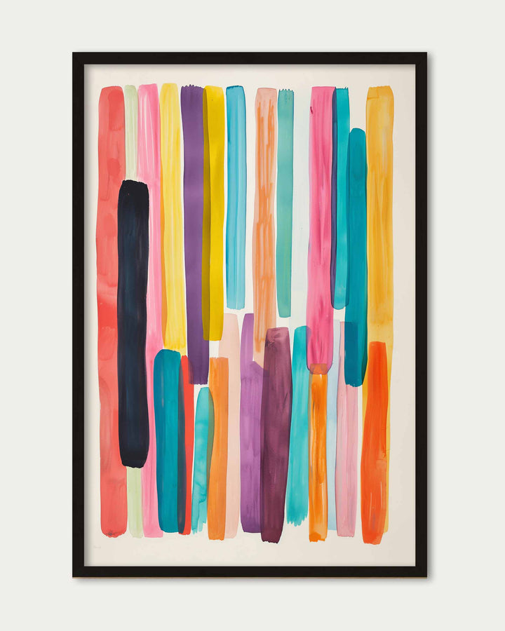Abstract Rainbow Wall Art