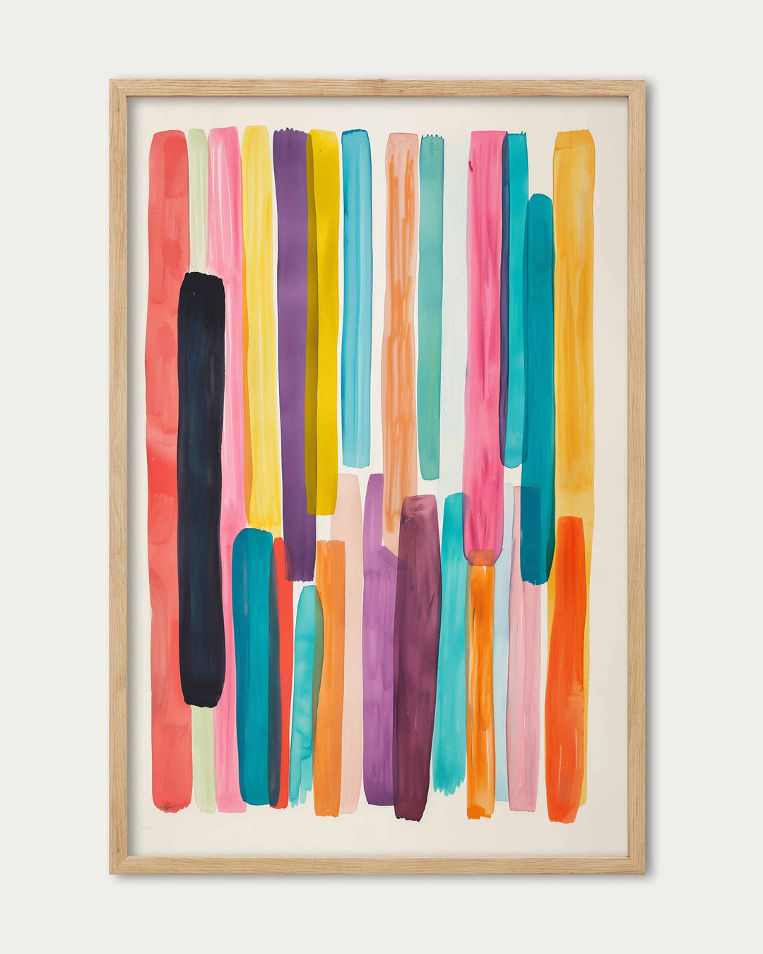 Abstract Rainbow Wall Art