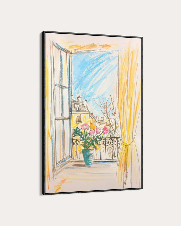 Window View Art Print