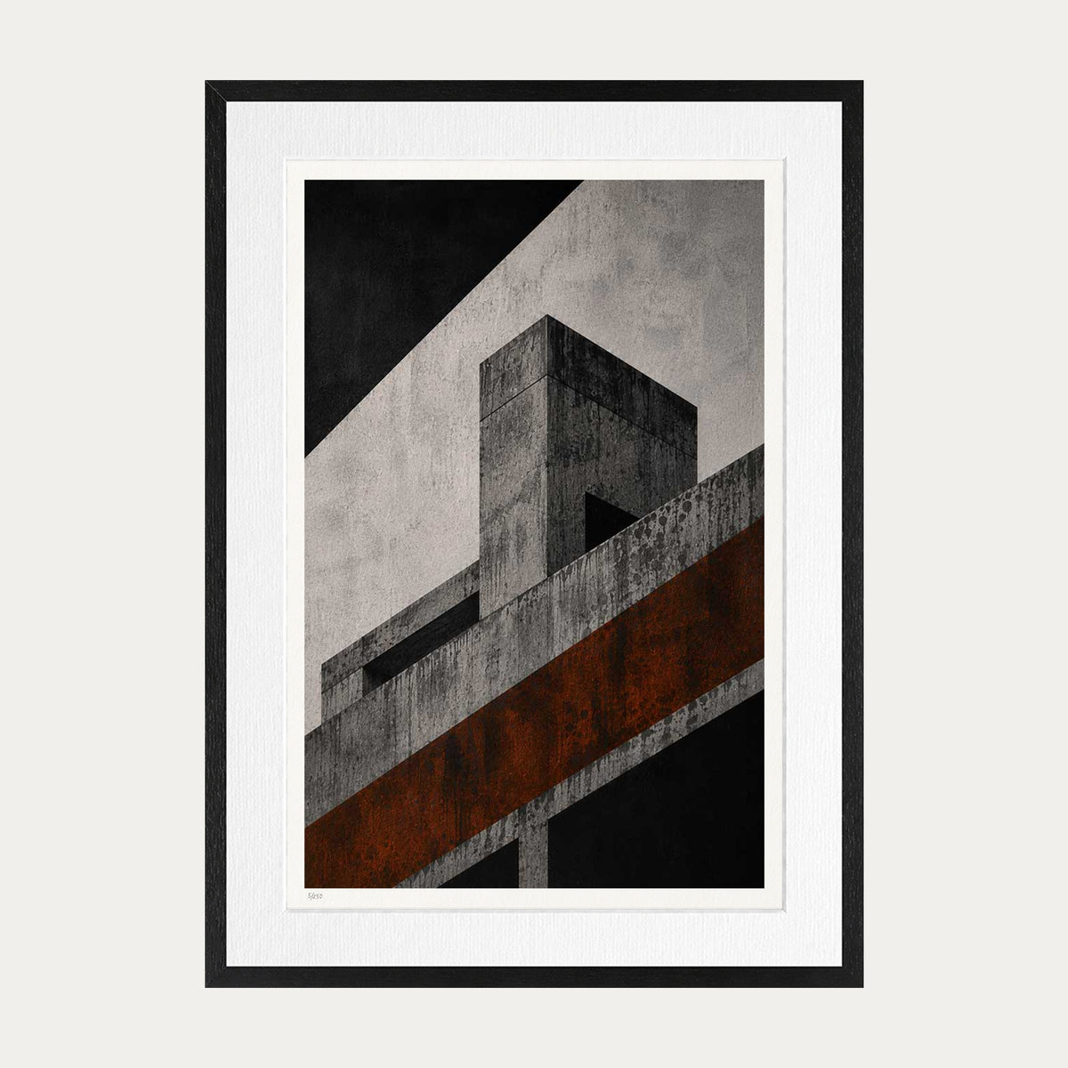 Concrete Blocks II | Limited Edition Print — Black Frame