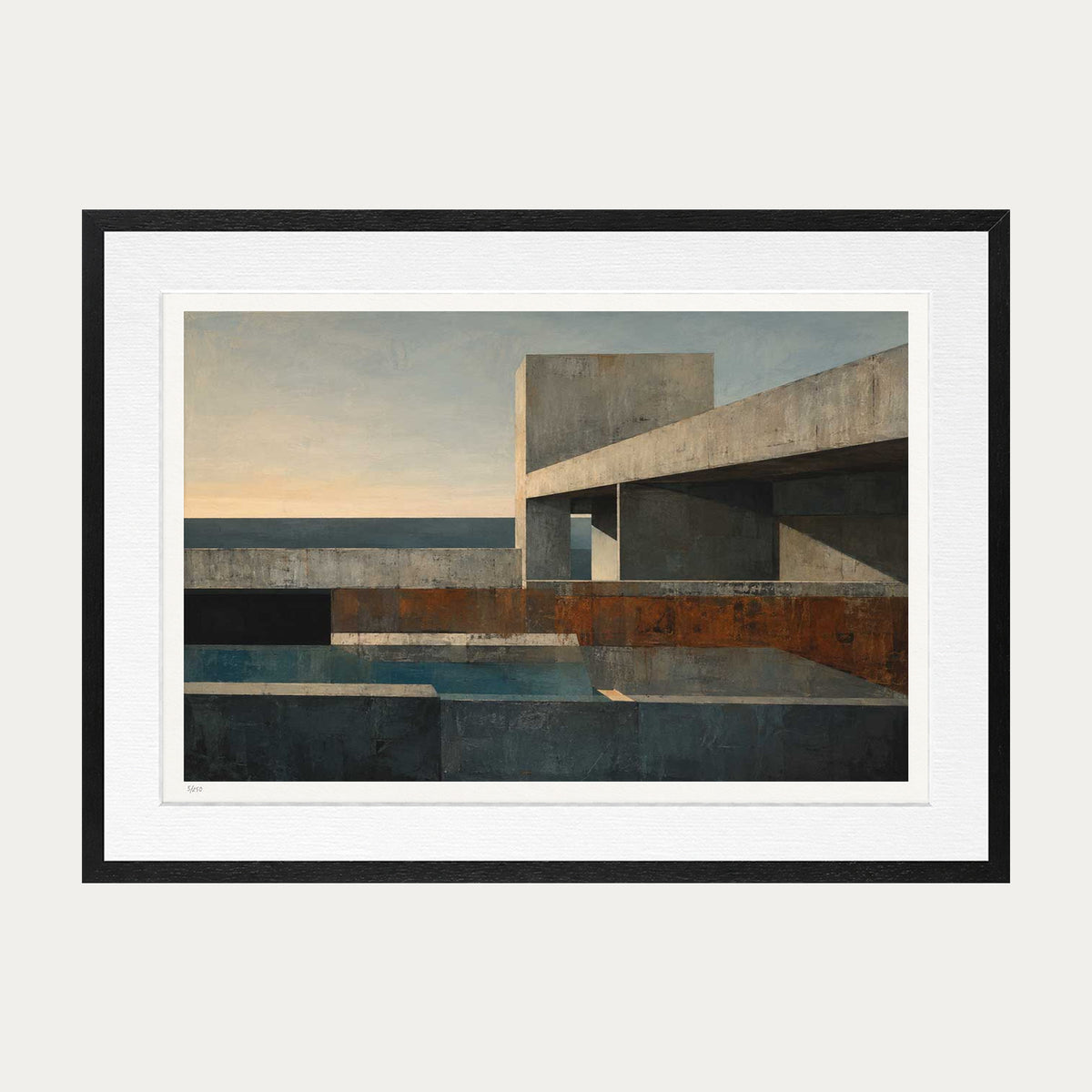 Concrete Blocks III | Limited Edition Print — Black Frame