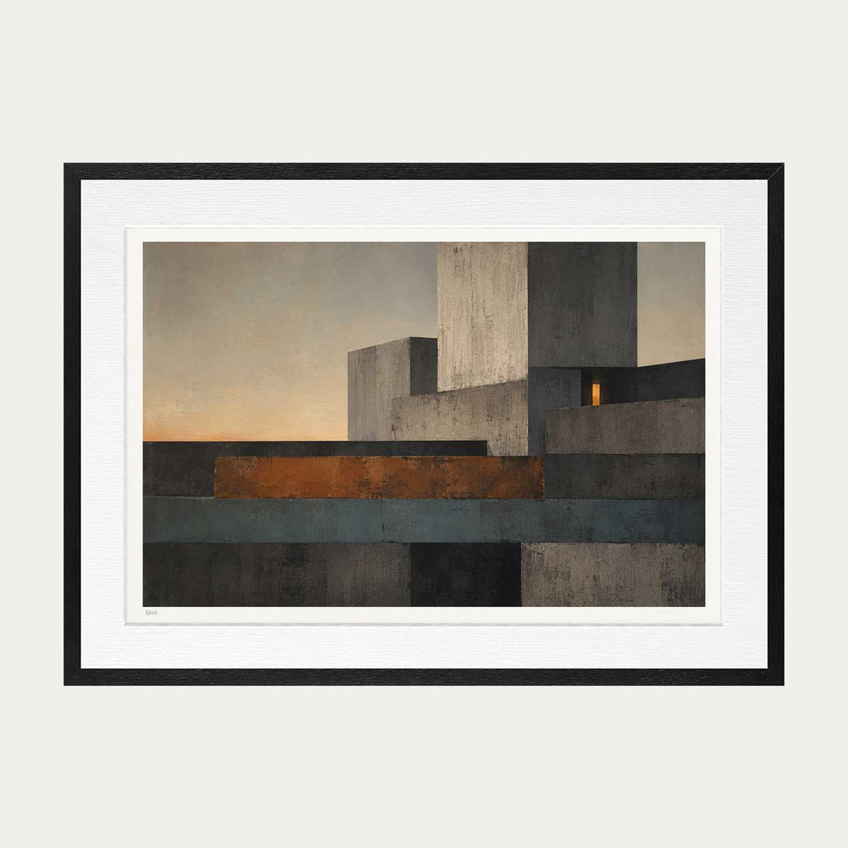 Concrete Blocks IV | Limited Edition Print — Black Frame