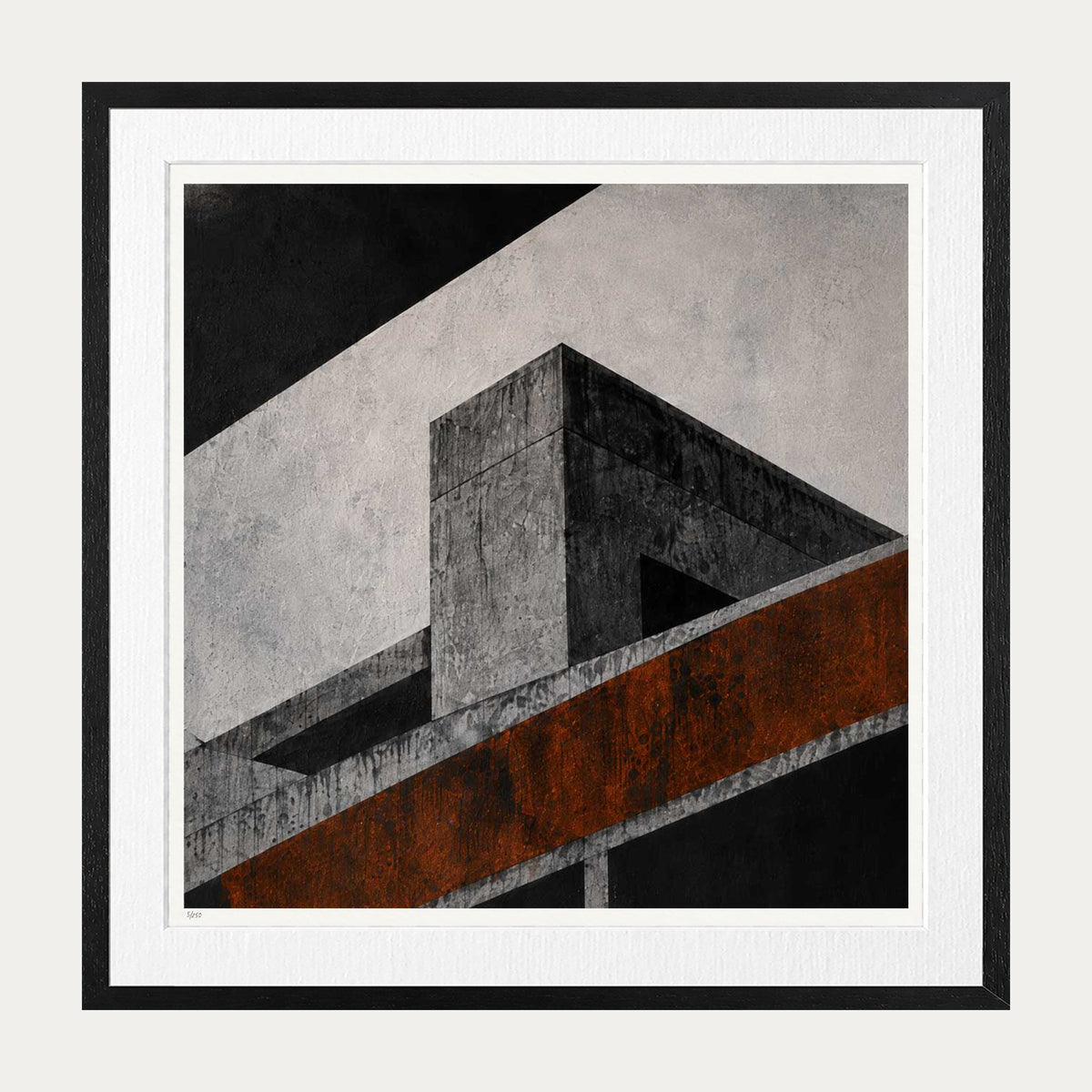 Concrete Blocks | Limited Edition Print — Black Frame
