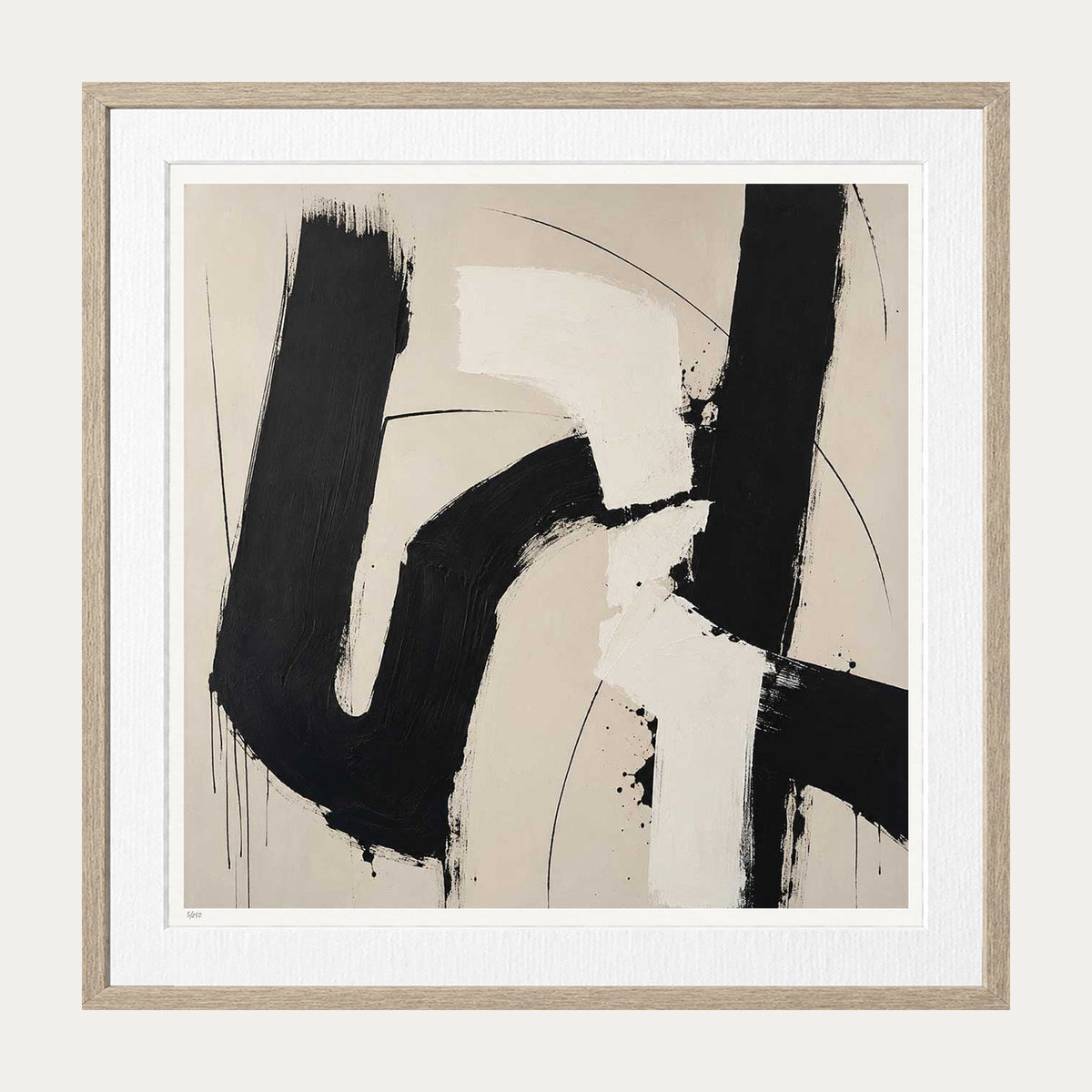 Correction | Limited Edition Print — Oak Frame