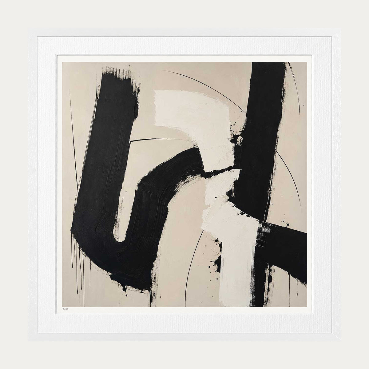 Correction | Limited Edition Print — White Frame