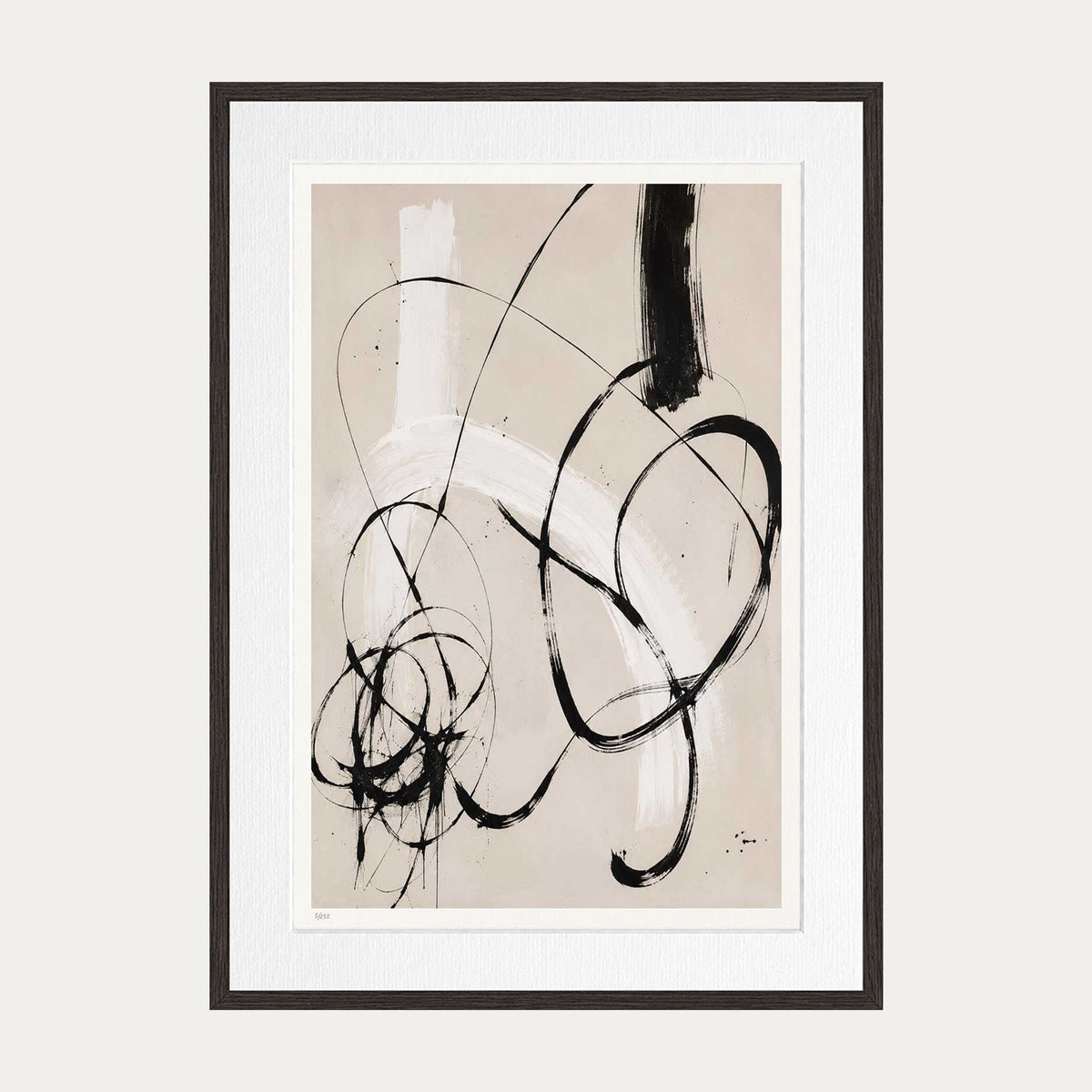 Crator | Limited Edition Print — Brown Frame