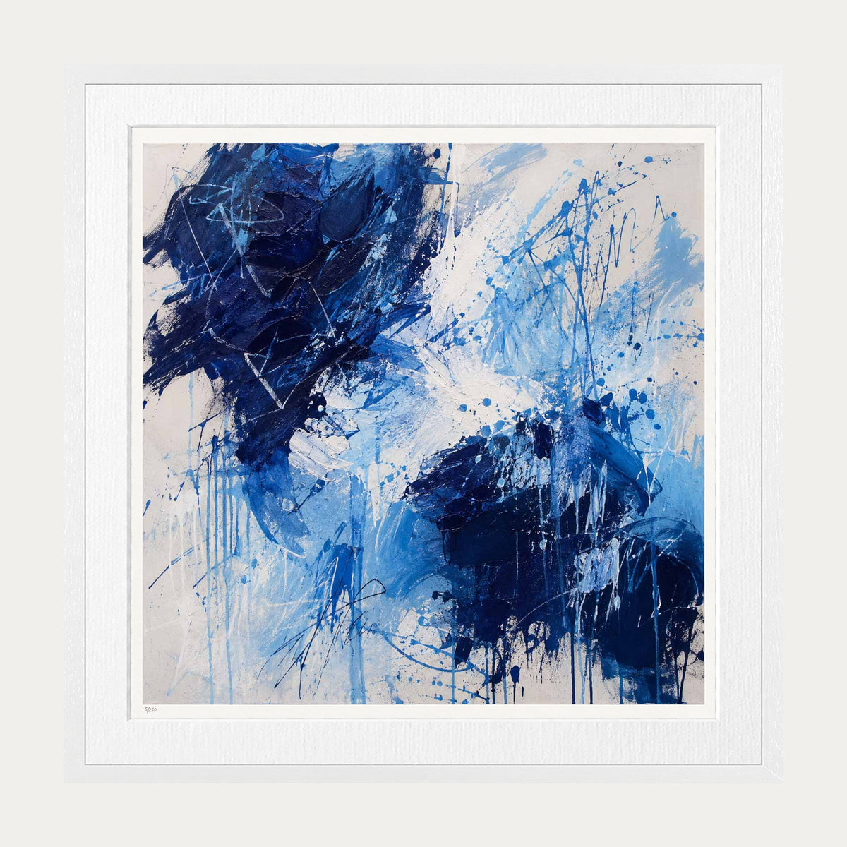 Crowded At Sea | Limited Edition Print — White Frame