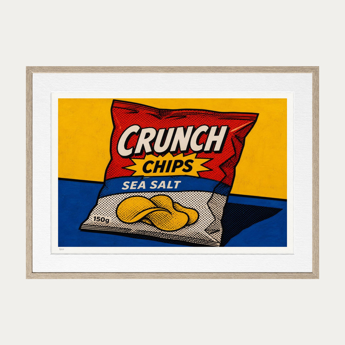 Crunch | Limited Edition Print — Oak Frame