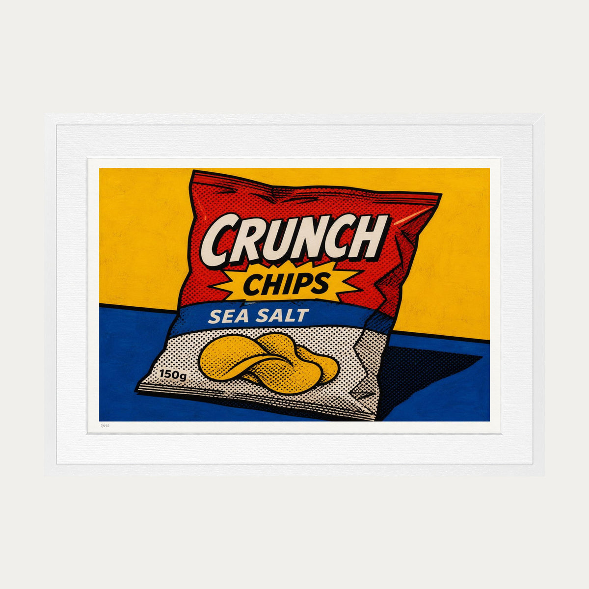 Crunch | Limited Edition Print — White Frame