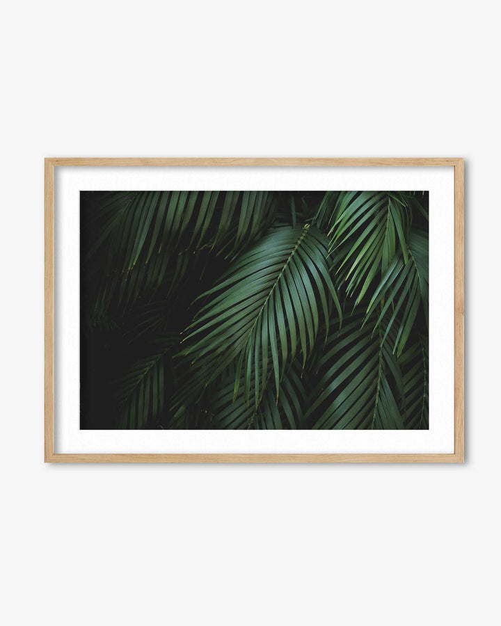 Dark Green Botanical Wall Art Print