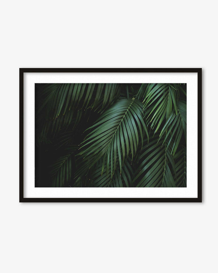 Dark Green Botanical Wall Art Print