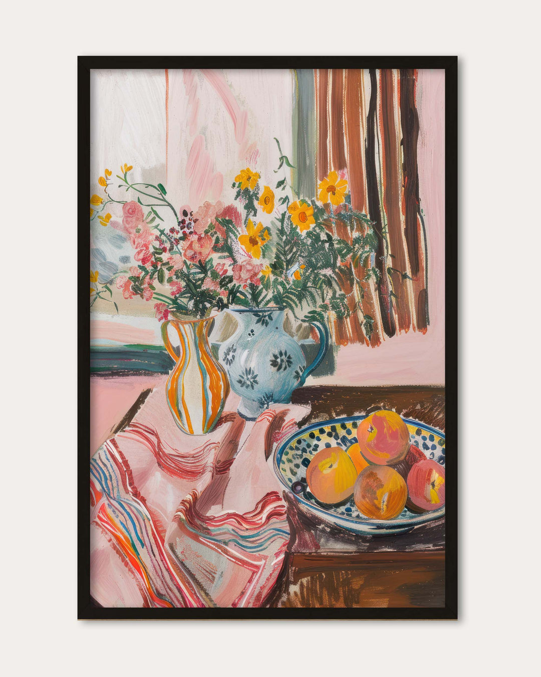 Les Fleurs Art Print