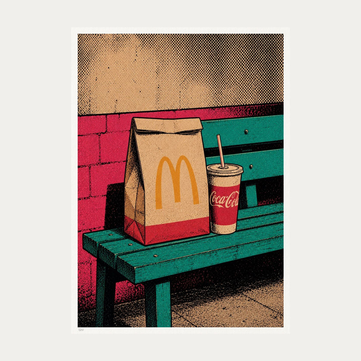 Dinner For One McDonalds | Limited Edition Print — Print Only