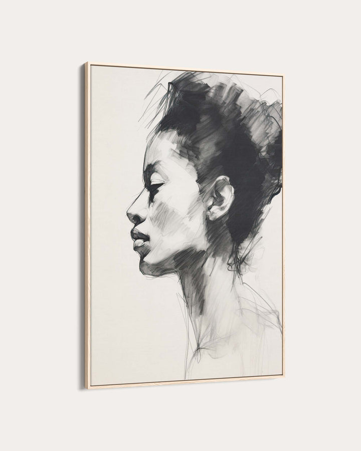 Lucille Pencil Drawing Art Print