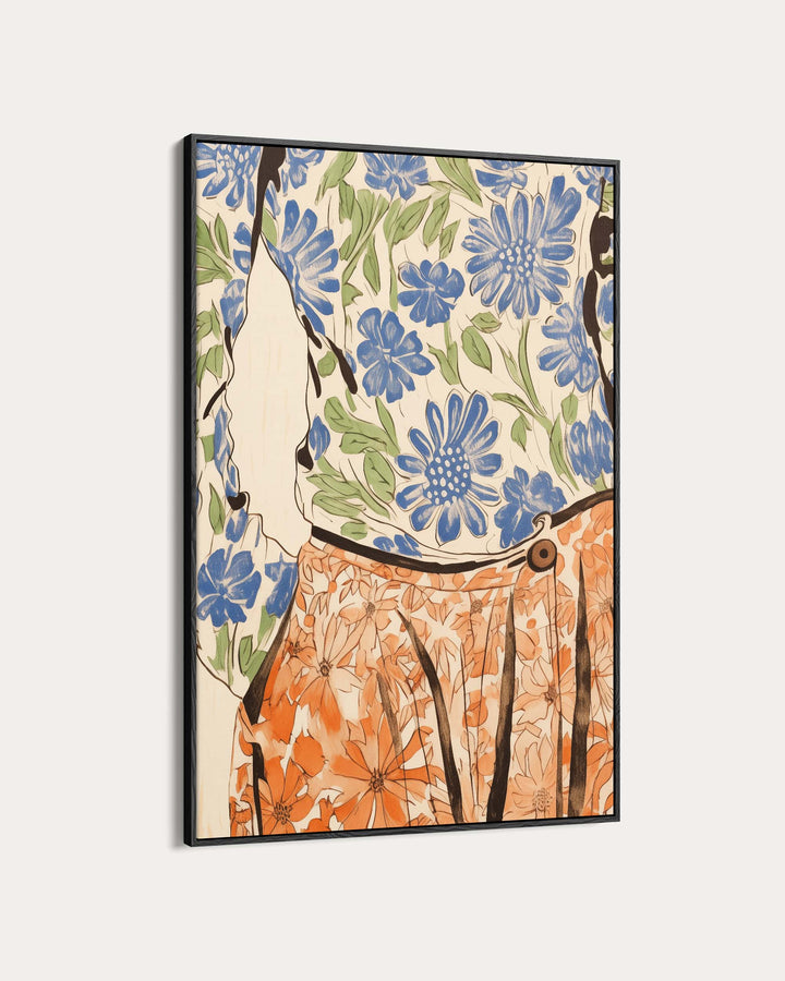 Floral Outfit Art Print