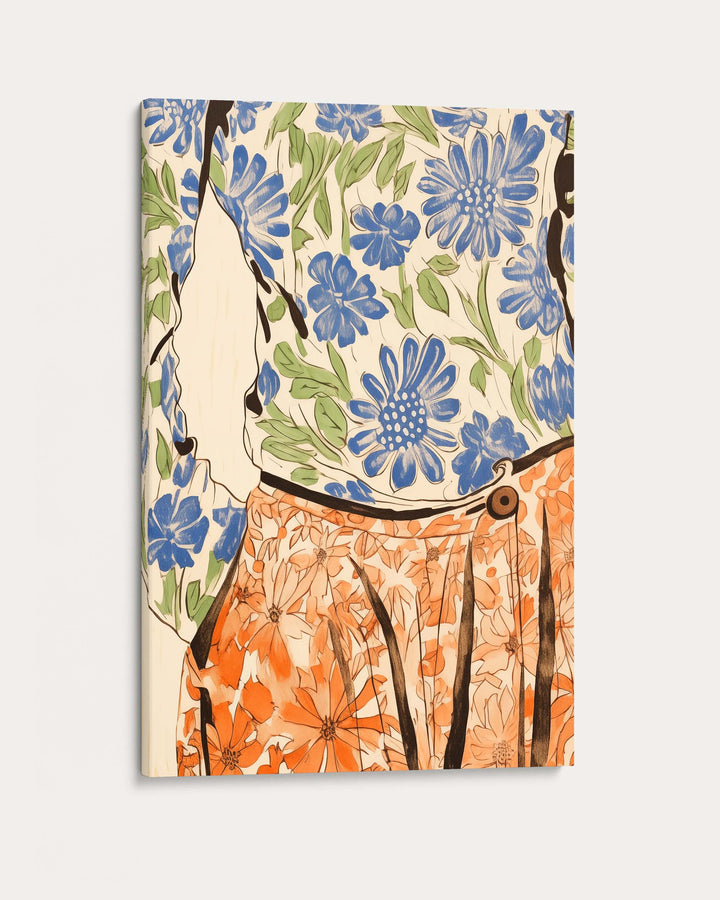Floral Outfit Art Print