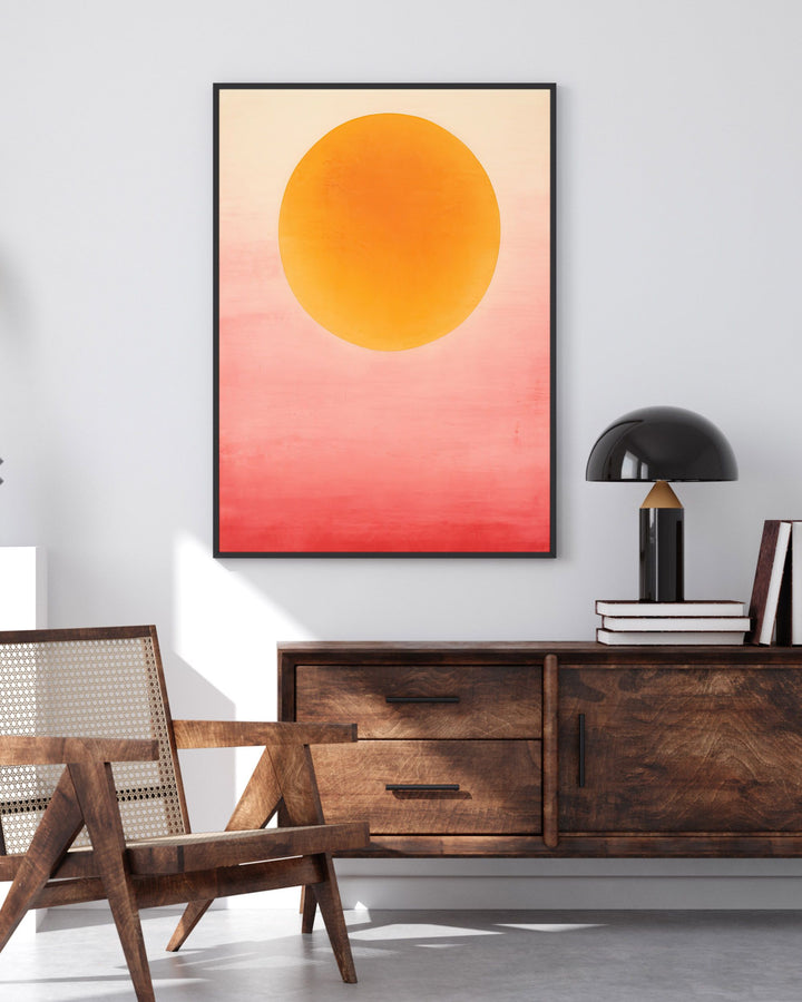 Hazy Sunflower Art Print