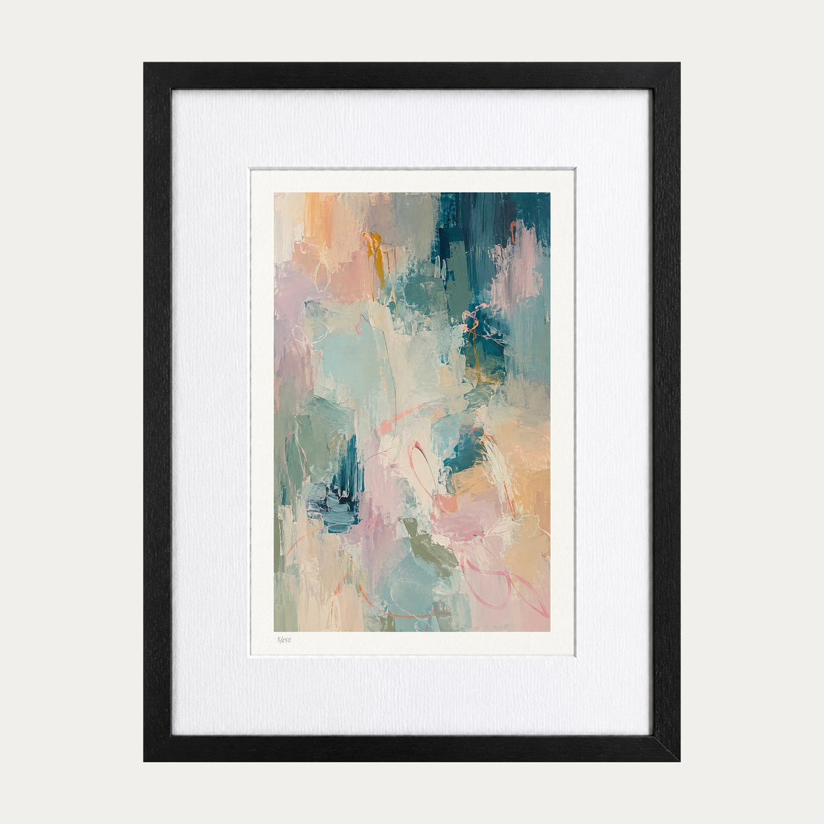 Eyes Closed | Limited Edition Print — Black Frame