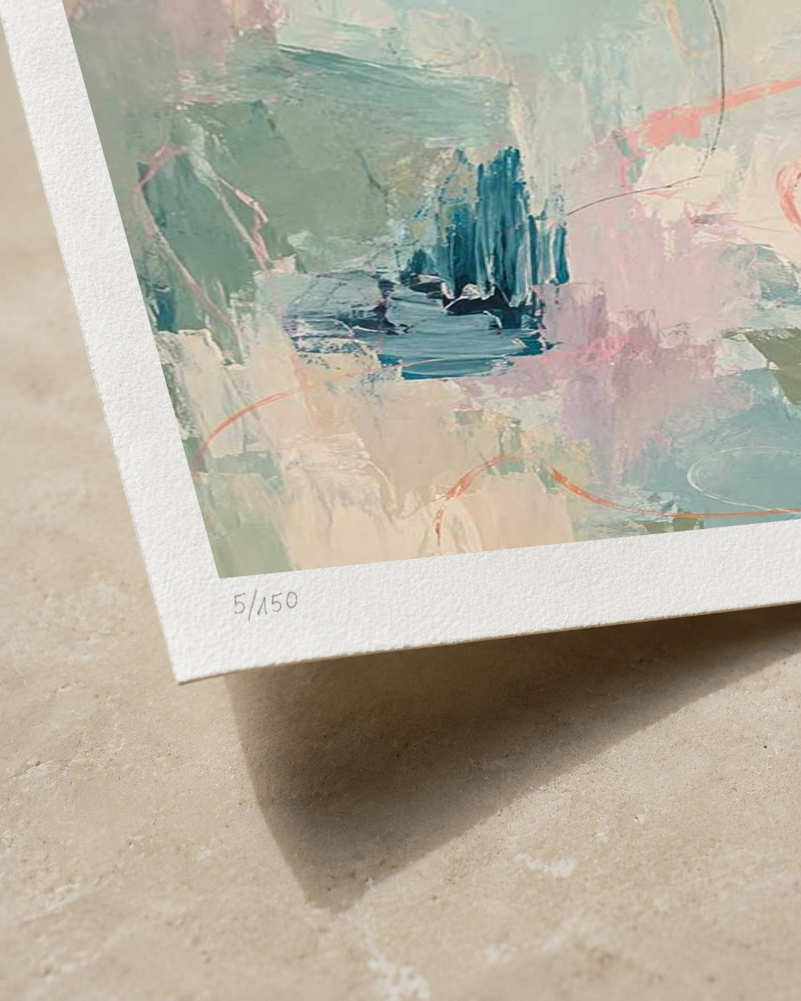 Eyes Closed | Limited Edition Print — Close-up