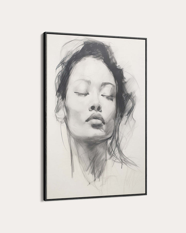 Lucille Pencil Drawing II Art Print