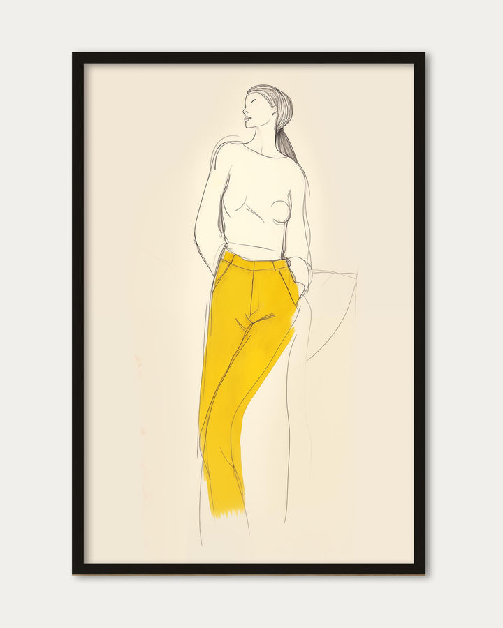 Sketch Study Art Print