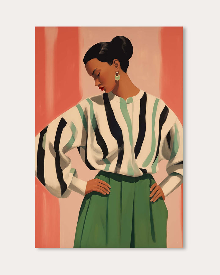 Portrait Of Ingrid Art Print