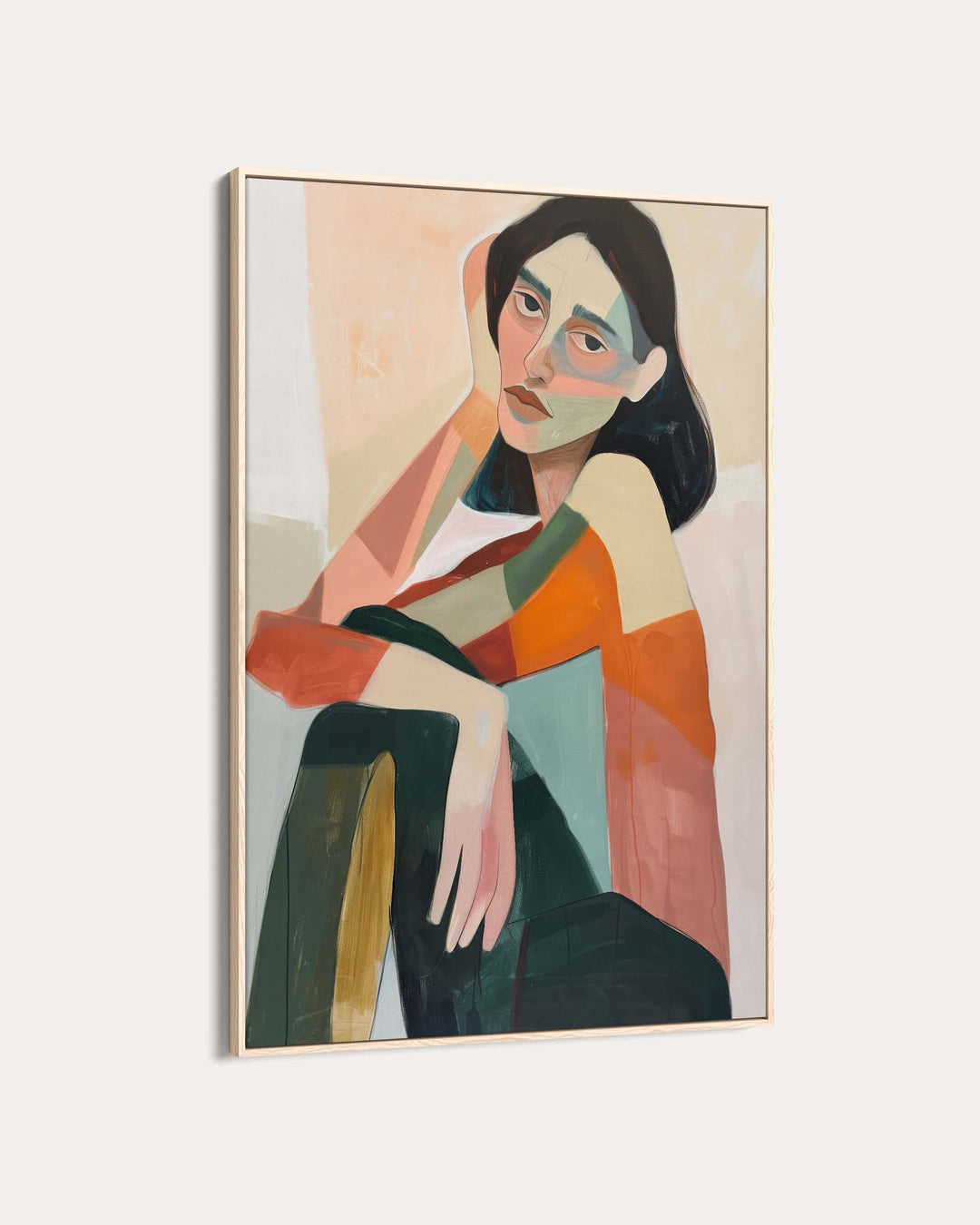 Checkered Dress Wall Art Print