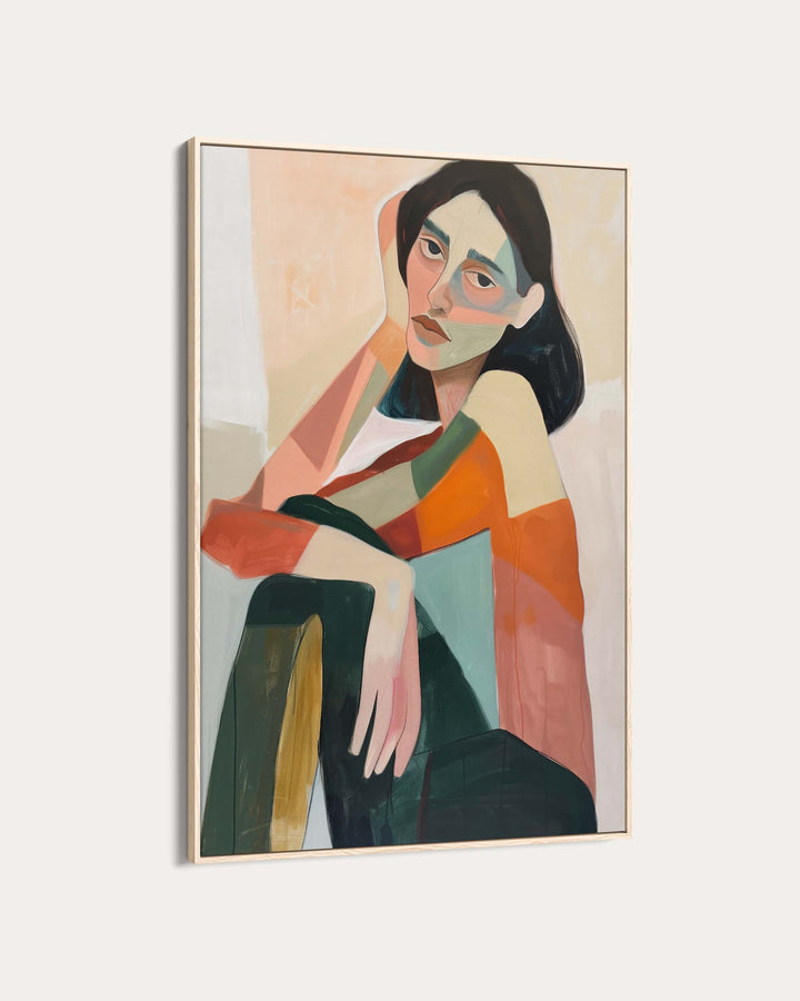 Checkered Dress Wall Art Print