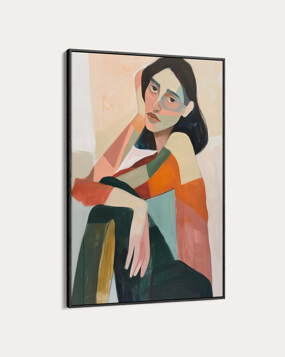 Checkered Dress Wall Art Print