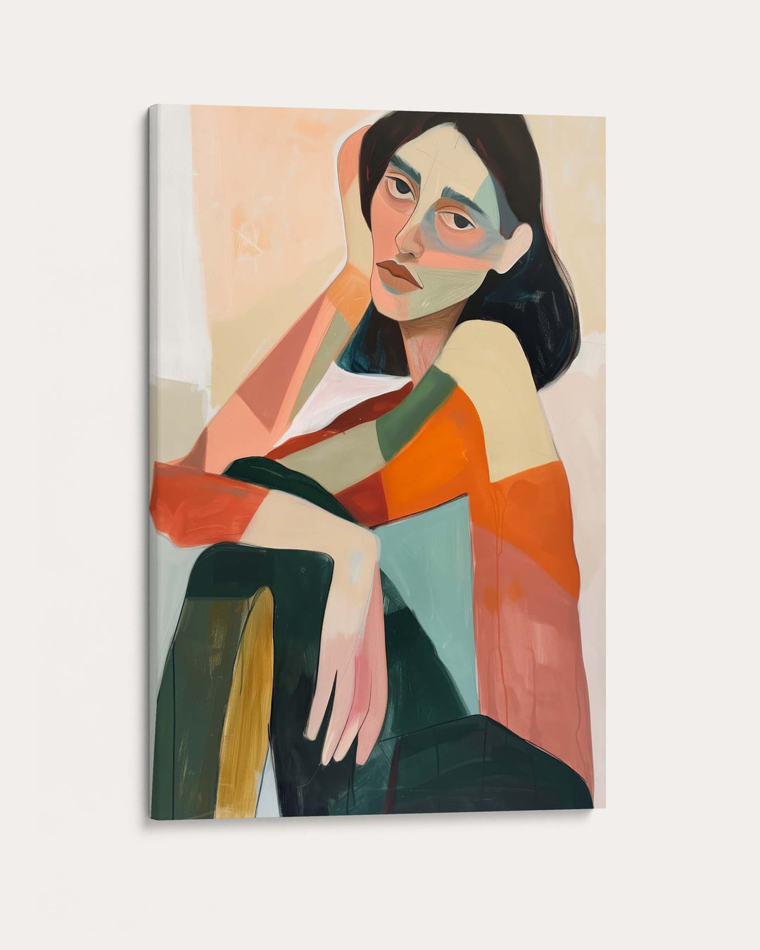 Checkered Dress Wall Art Print