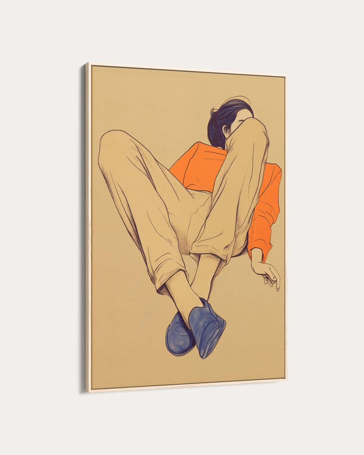 Seated Poise Figurative Art Print