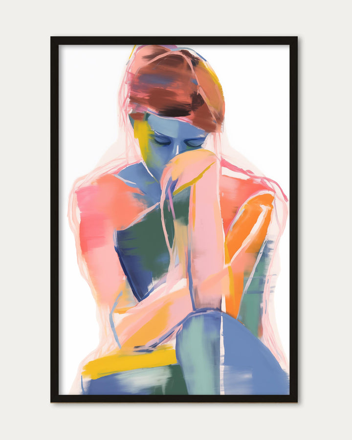 Penelope Sitting Art Print