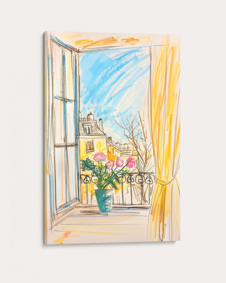 Window View Art Print