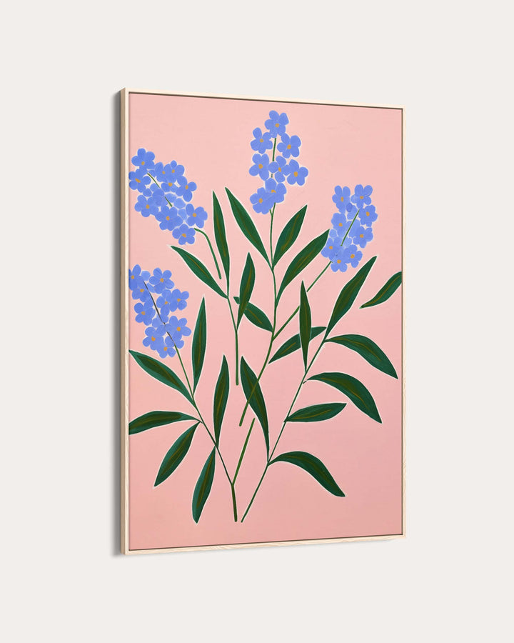 Blue Flowers Art Print