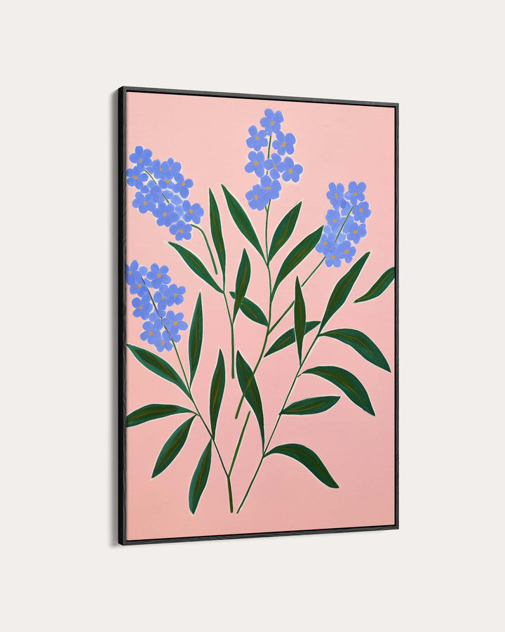 Blue Flowers Art Print