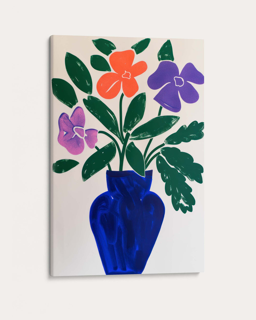 Blue Vase Sketch Art Print